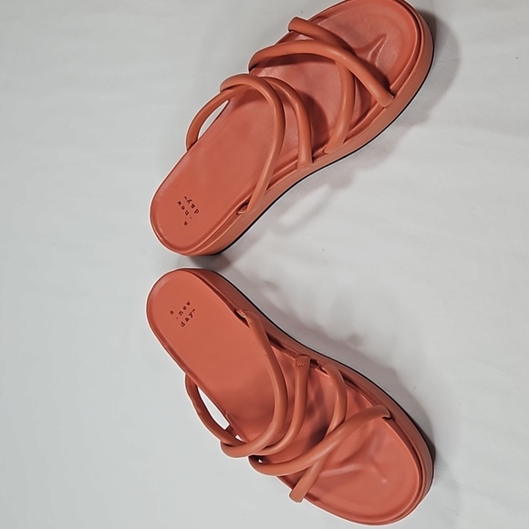 a new day melon platform Chunky Sandals Size 8.5 - Picture 4 of 7